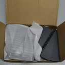 4 Pack Adjustable Spring Door Stoppers Heavy Duty, 3 Inches High Tall Large Metal Door Wedge Stopper, Strongest Rubber Doorstop for Bottom of Doors, Stainless Steel Doorstop for Any Heavy Doors (Black)