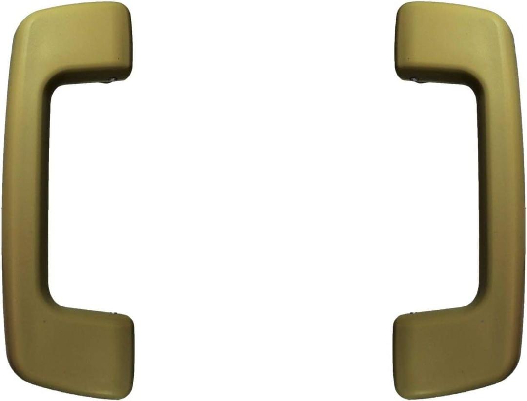 PT Auto Warehouse FO-2930E-FP - Interior Inner Inside Grab Handle (Roof), Beige (Camel/Sand) - Front Left/Right Pair