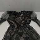 Morph Kids Gothic Witch Costume For Girls - Black Witch Dress For Kids - Spooky Halloween Outfit For Girls (10-12 years) M