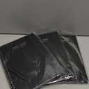 3 x Monthly Planner 2025-2026 (7.4'' x 9.6''), 18 Months Calendar Planner from Jul 2025-Dec 2026, 2025 Agenda with Pocket, 120GSM Paper, Black