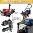 6 x Trailer Pin,SpzcdZa 12pcs Pto Pin Shaft Locking Pin 1/4 pin Hitch pin Wire Lock Pin Safety Coupler Pin 1/4" x 2-3/4"for PTO,Farm,Lawn,Hitches,and Garden(Silver)-6Pcs Square &6Pcs Arched Pins