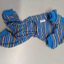 LOPHIPETS Dog Pajama Onesie for Small Teacup Chihuahua Yorkie Puppy Cat Clothes Apparel-Blue/XS