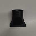 1PCS Hair Dryer Attachment Universal Black Plastic Blower Nozzle Replacement Styling Tool for Home Use or Professional Salon Hairdressing Blow Outer Diameter 4.2cm to 4.6cm