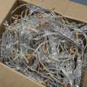 2 Pack 720LEDs Waterfall Icicle Christmas Lights Cool White - Multifunction 8 Modes, Timer Clear Cable Indoor/Outdoor Low Voltage Waterproof Curtain Light Christmas Decoration