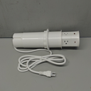 ANNQUAN 3.15" Pop Up Countertop Outlet with 15W Wireless Charger,Max 20W Power Delivery,800J Surge Protection,Pop Up Socket with with 4 USB,3ft Cord,ETL Listed (White)