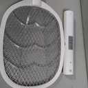Lulu Home 2-in-1 Electric Bug Zapper Racket, 3000V High Voltage LED Lighted Handheld Mosquito Swatter with 3 Layer Safety Mesh, USB Charging Portable Fly Killer Racquet for Indoor Outdoor Use