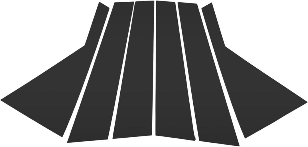 Door Pillar Window Trim Anti Scratch Sticker Pillar Posts Door Outer Exterior Cover for KIA Sorento 2011-2015 Black Front Rear Left Right