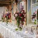 23.6inch 8 pcs Column Vases Gold Centerpieces for Table Metal Flower Stand Wedding Centerpieces Party