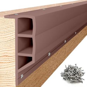 Nalwort Dock Bumpers 16 Feet and 24 Feet, Full Protection Dock Fender for Straight Edge and Side, Boat Dock Bumpers for Edging, Includes Mounting Screws, Black Gray Blue Brown Green Orange Yellow