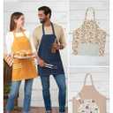 Simplicity Men's and Women's BBQ Style Apron Packet, Code 9302 Sewing Pattern, One Size, White, (SS9302OS)