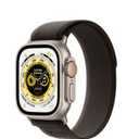 Apple Watch Ultra (GPS + Cellular) 49mm Titanium Case with Black/Gray Trail Loop - M/L - Titanium - (2022