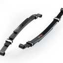 10L0L Heavy Duty Golf Cart Rear Leaf Spring Kit - 4-leaf Spring with Bushings & Sleeves for EZGO TXT Golf Cart 1995-2013