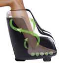 Human Touch Reflex SOL Foot & Calf Massager w/ Heat - Plantar Fasciitis Relief + Circulation + Shiatsu Deep Kneading + Vibrating for Stress + Compression - Adjustable for Women and Men up to Size 12