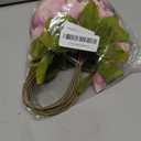 Duovlo Fake Flowers Vintage Artificial Peony Silk Flowers Wedding Home Decoration,Pack of 1 (Sweetened Bean) (20.87*3.5)