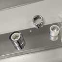 Design House 509653 5-Light Vanity Strip Light Contemporary Dimmable for Bathroom, Bedroom, Makeup Vanity, Polished Chrome