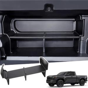 Glove Box Dividers Organizer Compatible with Toyota Tacoma 2024 2025 2026 (4th Gen Tacoma), Interior Accessories Glove Box Compartment Insert Storage Dividers for 2024-2026 Tacoma, Black
