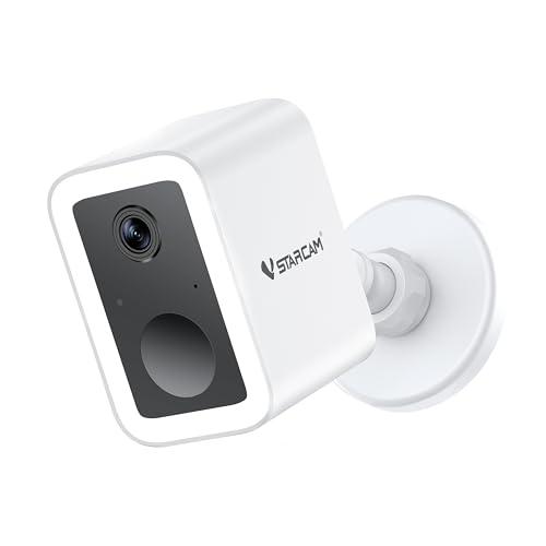 VSTARCAM 2K Security Cameras Wireless Outdoor, Free Cloud & SD Storage, Magnetic Easy Mount No Drilling, WiFi 6 2.4/5G Dual Band, Motion Alerts, 6-Month Battery, Color Night Vision, IP66, 2-Way Talk