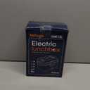 Nifogo Electric Lunch Box for Adults 80W Portable Heated Lunch Box for Men 3 in 1 Portable Food Warmer 110V/12V/24V with 1,8L Removable Stainless Steel Container & Bag(Black)