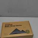 KeaBabies Baby Wrap Carrier - All in 1 Original Baby Carrier Newborn to Toddler Sling, Easy to Wear, Hands Free Bonding, Lightweight, Breathable Infant Wraps (Trendy Black) (One Size (Pack of 1))