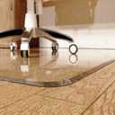 Beveled Edge Office Chair Mat for Carpet or Hardwood Floor 36" x 48" Clear Chair Mats for a Smooth Glide and Easy Roll On/Off, Heavy Duty and Non-Slip Pad Floor Ultimate Desk Chair Mat