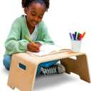 LAPGEAR Bentwood Floor Lap Desk for Kids - Children's Portable, Durable, Learning & Educational Activity Desk for Homework, Crafts, Play - Sturdy Natural Birch Wood - Style No. 21007, Single Unit