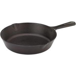 Mercer Culinary Pre-Seasoned Cast Iron Skillet, 8-Inch (Black)