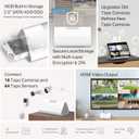 Tapo CentralHub for Smart Home Devices Connect up to 16 Tapo Cameras & 64 Sub-G Sensors, 16GB Built-in Storage + 2.5'' SATA Expandable Storage Option, Improves Camera AI Accuracy - H500