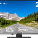 SYLVOX RV TV, 22 inches 12/24V TV for RV 1080P Full HD Smart TV, Built-in APP Store, Support WiFi Bluetooth, Small Android TV for Car Home Camper Truck Boat(Limo Series)