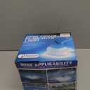 Pool Cover Pump with Lights, Above Ground Sump Pump Submersible, Sump Pumps for Pool Draining, Water Removal Pumps with 16ft Drainage Hose & 25 ft Extra Long Power Cord,850 GPH,4 Adapters-Light Blue