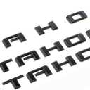 3pack OEM 2021 Tahoe Emblem 3D Letters Badge Compatible with fits 2019-2025 Tahoe 84910058 Glossy Black