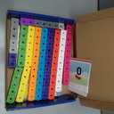 hand2mind MathLink Cubes Numberblocks 1-10 Activity Set, 30 Preschool Learning Activities, Counting Blocks, Linking Cubes, Educational Toys for Kids, Number Games, Math Manipulatives Kindergarten