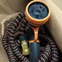 Giraffe Tools Non-Expandable Garden Hose 100FT 1/2 Lightweight Flexible Water Hoses Burst 600 psi with 9 Spray Function Nozzle Heavy Duty Hose