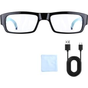 1080P HD Glasses Outdoor Sports Wearable Glasses with for Cycling, Hiking,Climbing and Traveling