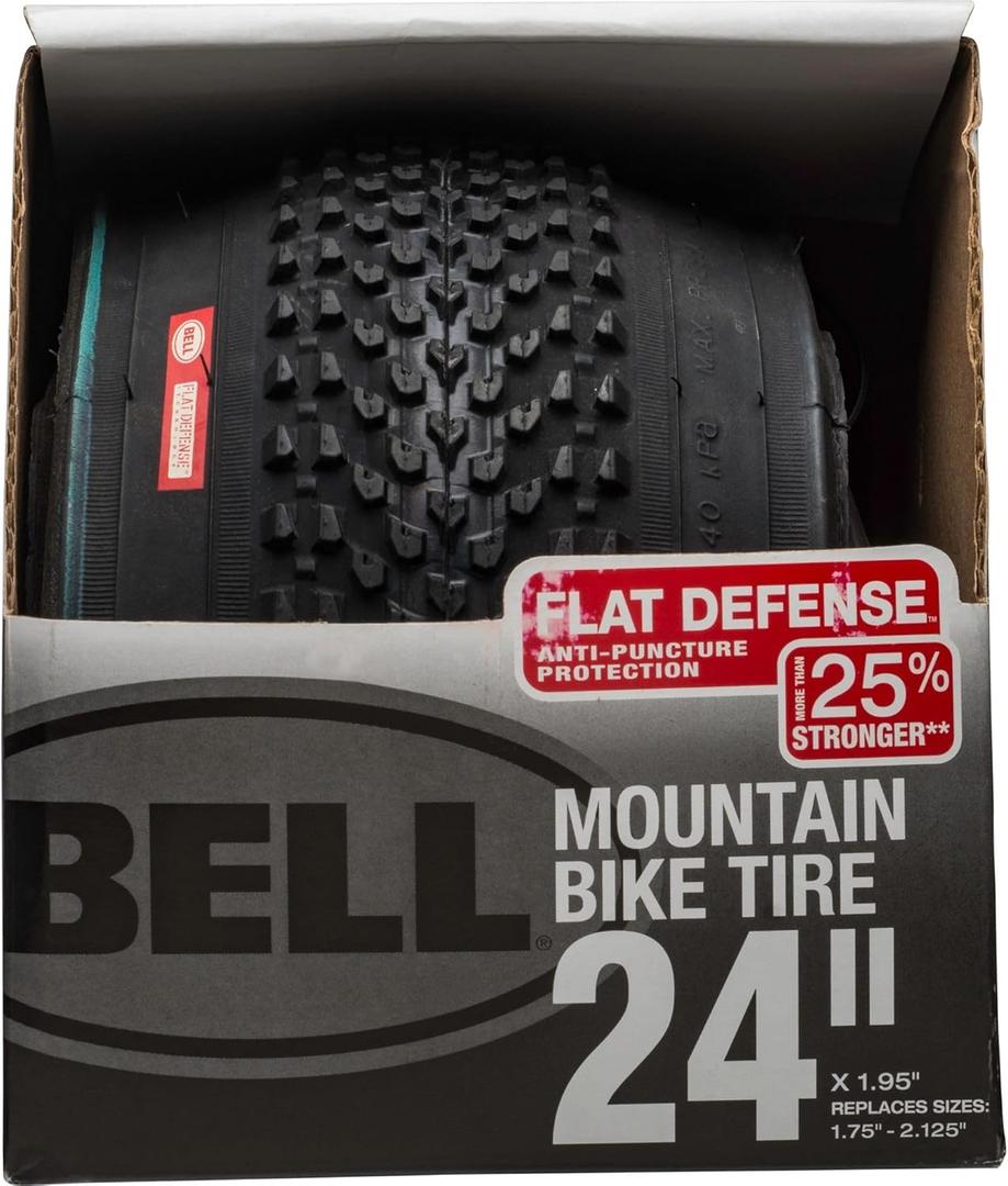 Bell Flat Defense Mountain Bike Tire (24" x 1.75 - 2.25")