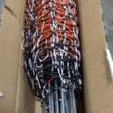 Poultry Electric Netting Fence - 47.3''H (can be Manually Raised to 59.1''H) x 65.6'L for Flying Chicken, Sheep, Goats in Farms, Ranches and Gardens, PK1