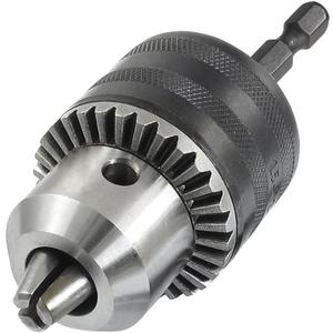 Yakamoz 1.5-13mm Quick Change 1/4-Inch Hex Shank Drill Chuck Adatper with Key Convert Impact Driver and Wrench to Drill Attachment Tool