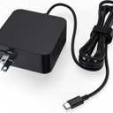 USB-C 65W 45W AC Adapter Laptop Charger for Asus Chromebook ZenBook Transformer ExpertBook, C302C C213 C214 C436 C523 ADP-45EW B, UX390UA UX490 UX325 UX393 UX371, B9450FA B9450CEA, T302, Foldable Plug
