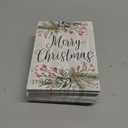 96 Pack Merry Christmas Postcards, Holiday Notecards with Holly Designs 4 x 6