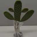 momoplant Artificial Cactus Potted Plant Faux Cacti 19 Inch Cactus Plant with Black Planter for Home Garden Office Decor Indoor Outdoor