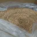 Kochorie Set of 120 Round Woven Placemats 12 Inches Bulrush Placemats Natural Hand-Woven Boho Rattan Placemat Wicker Table Mats Farmhouse Weave Place Mats for Home Dining