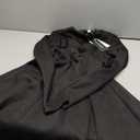 PRETTYGARDEN Long Sleeve Mini Dress for Women 2026 Spring Crewneck Knit Pleated Babydoll A Line Casual Short Party Dresses, Size S, Black