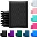 UCGOU Bubble Mailer 6x10 Inch 100 Pack Usable Size 6x9 Inch Black Poly Padded Envelopes Waterproof Bubble Bags for Small Business Shipping Self Seal Mailing Envelopes for Jewelry Makeup Supplies