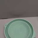 Silicone Bread Proofing Basket, 9 inches Sourdough Baking Bowl with liner Thick Foldable Reusable Handmade Bread Making Supplies for Bakers (Light Green)