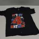 Kids It's My 4th Birthday Spider Theme Party 4 Year Old Boys T-Shirt xs