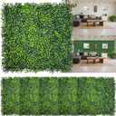 Artificial Boxwood Panels,20"x 20"(16P) UV-Anti Faux Grass Panels for Interior Wall, Greenery Backdrop,Garden and Indoor Outdoor Plant Wall&Fence Covering Privacy for Backyard Decor