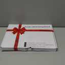 LED Note Board with Colors, Rechargeable LED Drawing Board with 7 Markers, 5 Mode 13.8" x 9.8" Acrylic Message Board with Light, Include Hanging Chain, Led Drawing Board with Stand for Room Decor