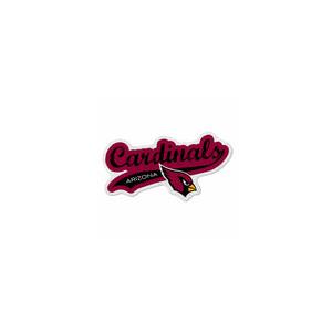 Cardinals - Az Shape Cut Logo With Header Card - Distressed Design