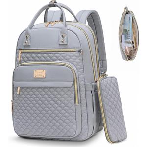 Tealari Laptop Backpack for Women,15.6 Inch Laptop Backpack for Work,Water Resistant Travel Backpack,College Bookbag with Wallet
