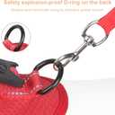 Wanheart Anti-Yank Dog Safety Vest with 2 Belt Buckles, Adjustable Soft Padding, Reflective Oxford Material, with Easy Control Handle (Yellow, L:Neck (18-25''), Chest (21-27''), 30-49lbs)