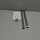 Mini Sweeper Mop,Masthome Reusable Clamp Mop with Short Stainless Steel Handle,1 Second Installation,Flat Dust Mops for House Wall,Bathroom, Windows, Corners, Includes 1 Sweeping Cloth
